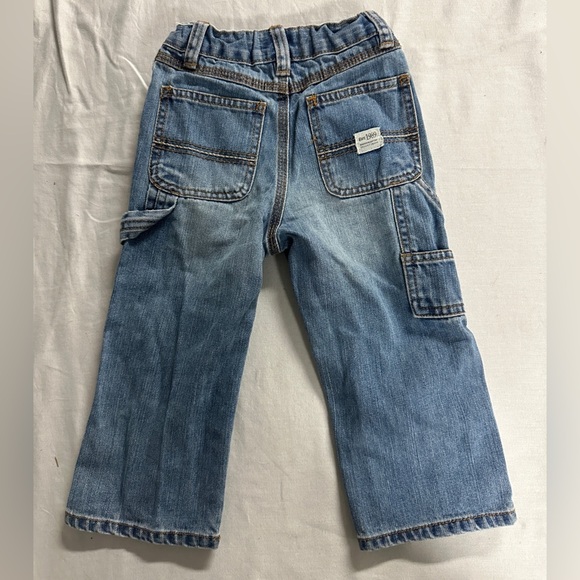 1989 Place - Classic Blue Kids Straight cut carpenter style Denim Pants - Picture 5 of 6